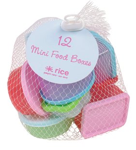 Rice - 12 Assorted Small Plastic Food Keepers
